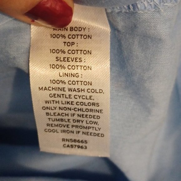 BP. Mixed Print Cotton Sweatheart  Dress - Picture 9 of 9